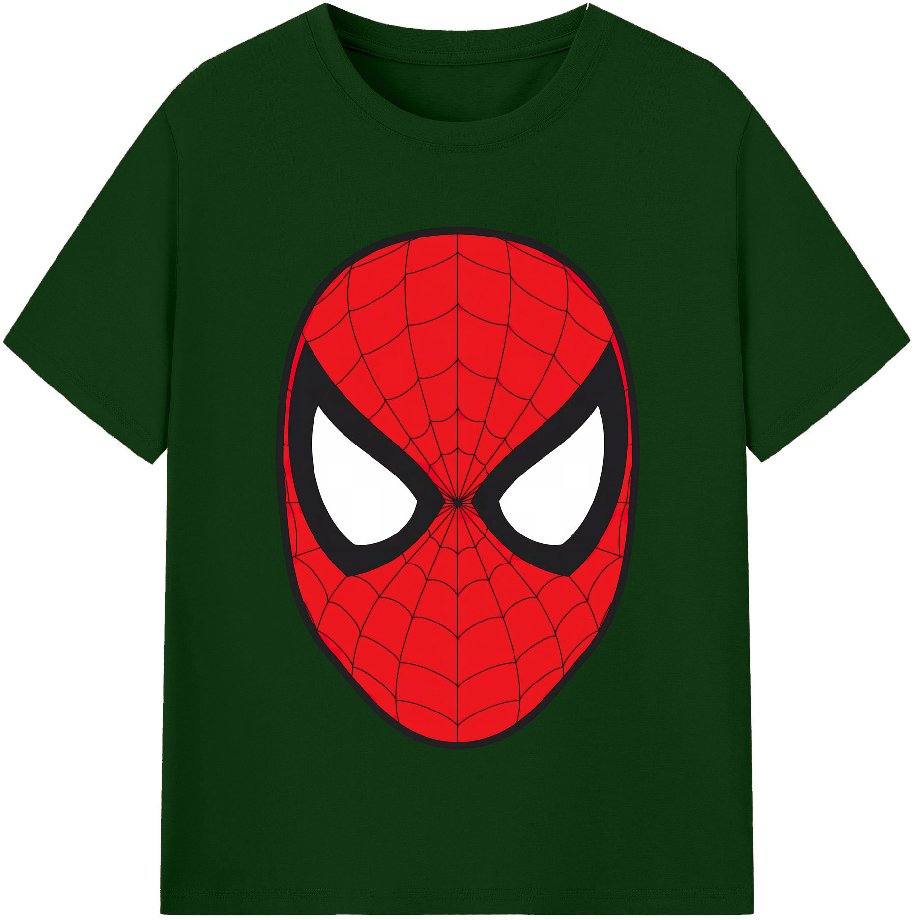 （画像用） Spider Man スパイダーマン 綿100％半袖Tシャツ（フロントプリント）